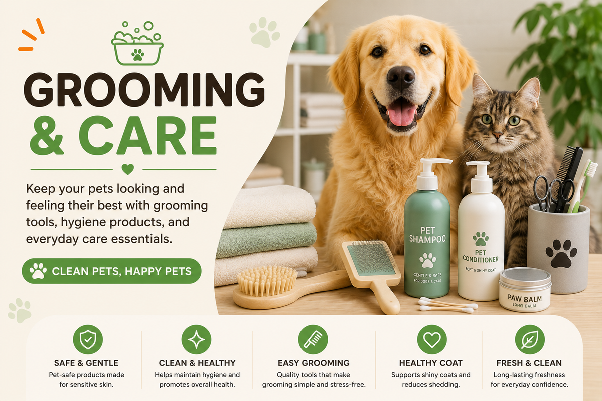 🦴 Grooming & Care