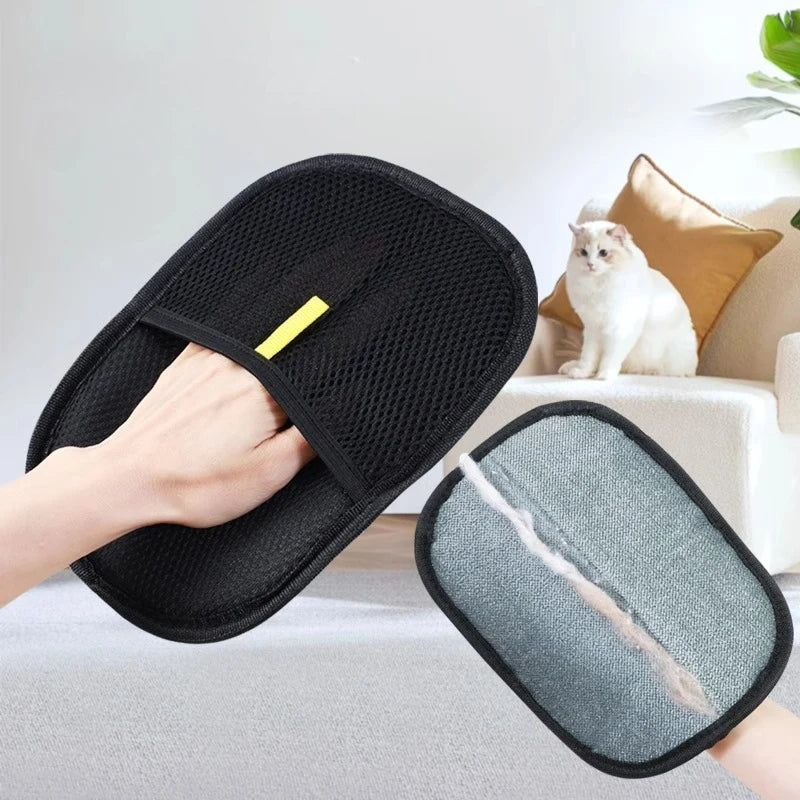 Reusable Pet Hair Removal Glove – Washable Fur & Lint Cleaner