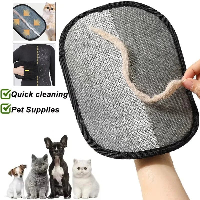 Reusable Pet Hair Removal Glove – Washable Fur & Lint Cleaner