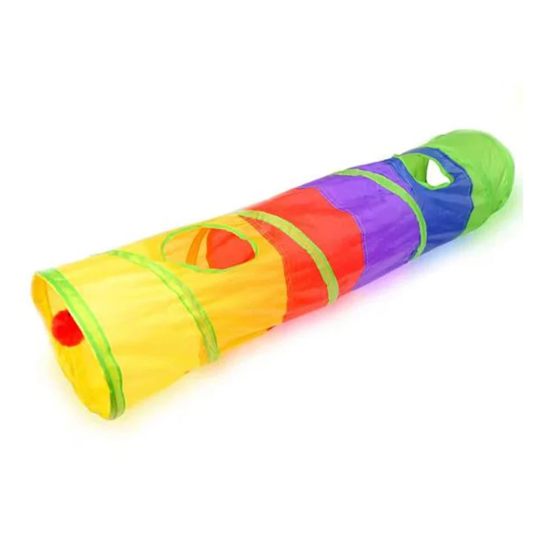 Interactive Collapsible Cat Tunnel – Play & Exercise Tube