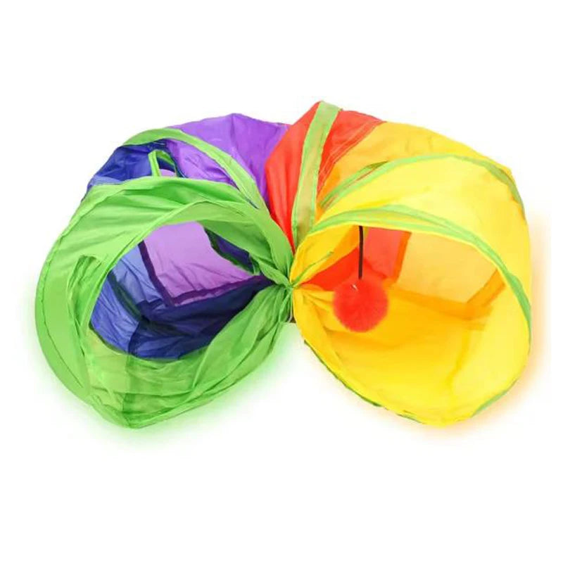 Interactive Collapsible Cat Tunnel – Play & Exercise Tube