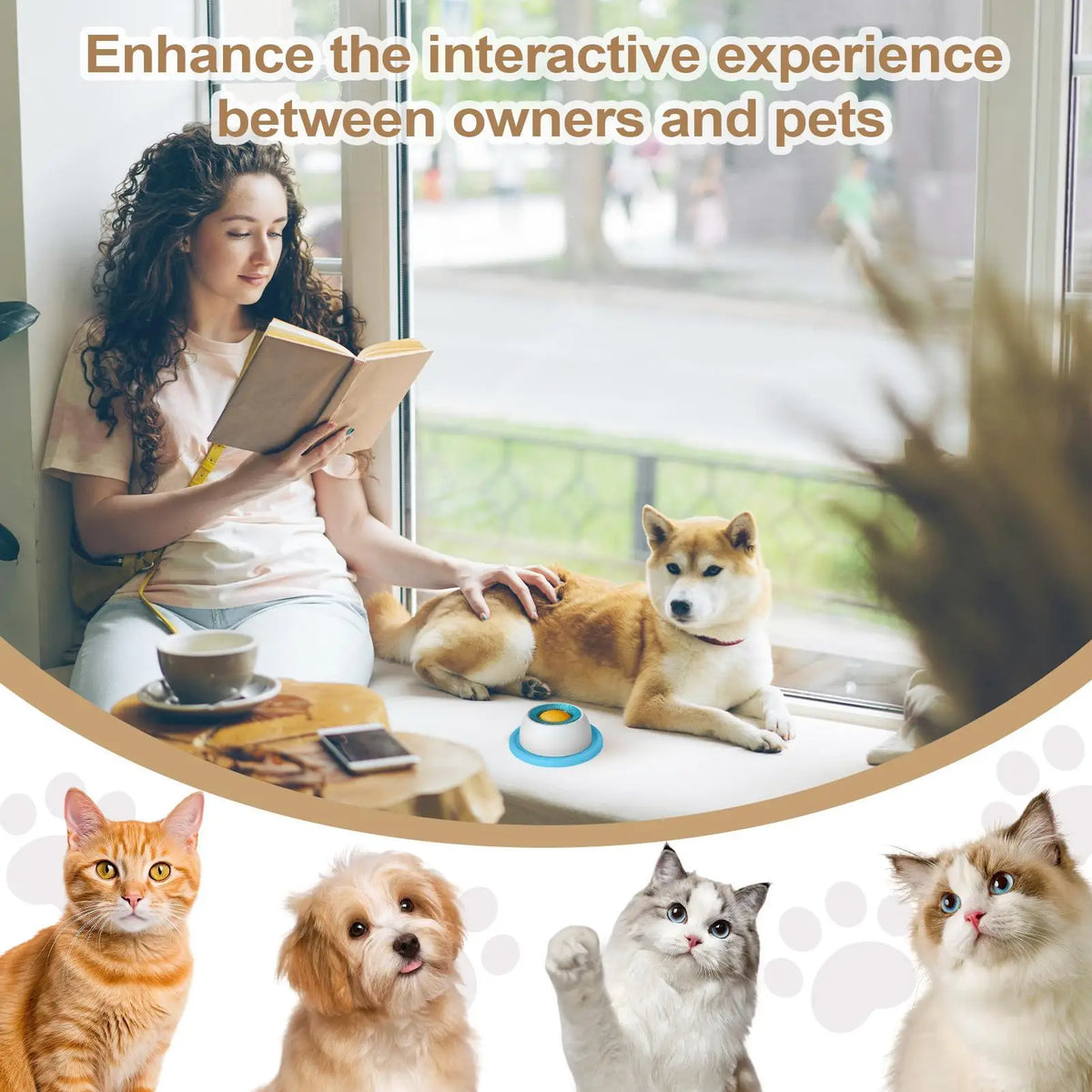 Interactive Dog Treat Puzzle – Slow Feeder & Enrichment Toy