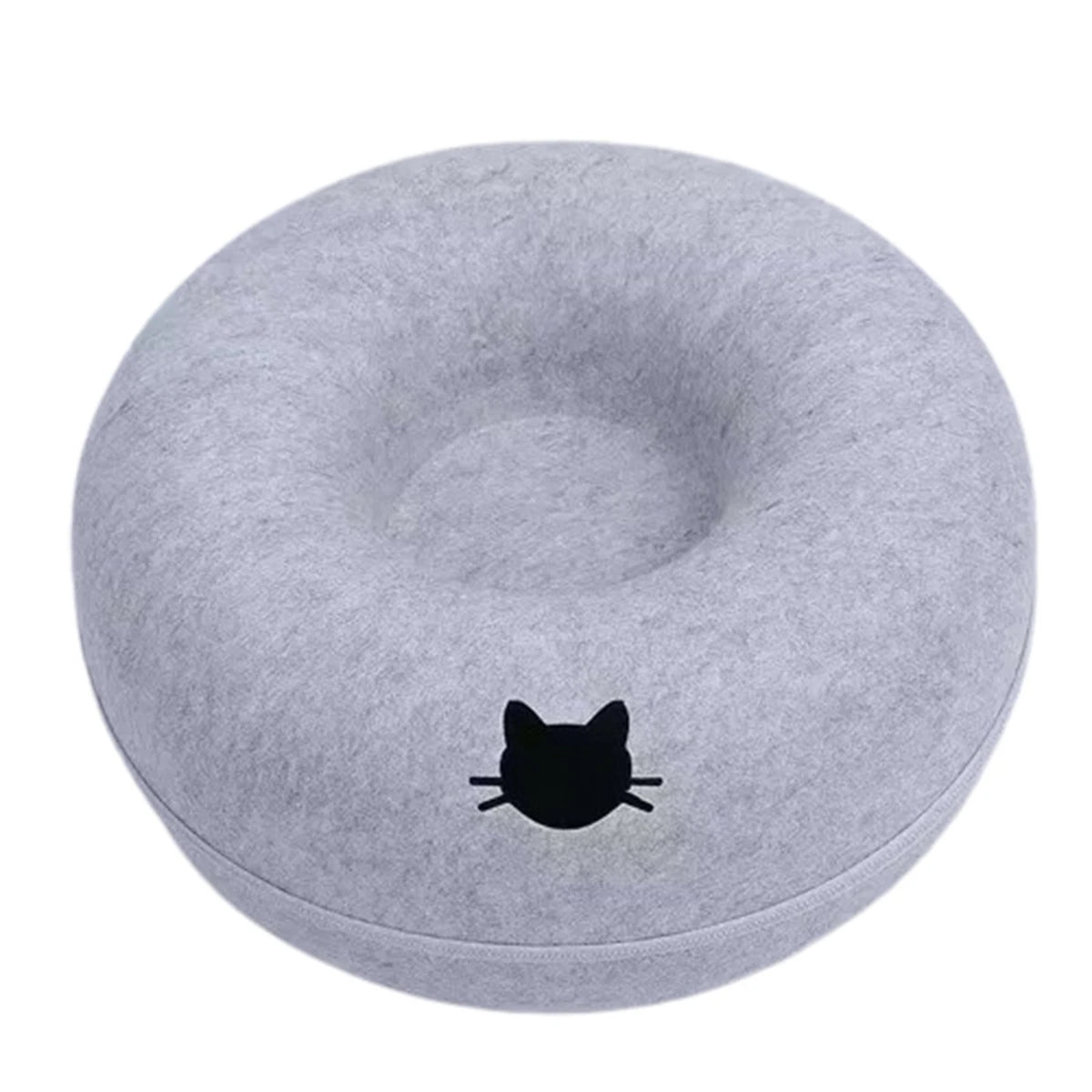 Cat Cave Donut Bed – Cozy Tunnel & Lounge