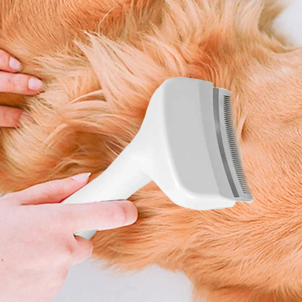Self-Cleaning Deshedding Brush for Dogs & Cats
