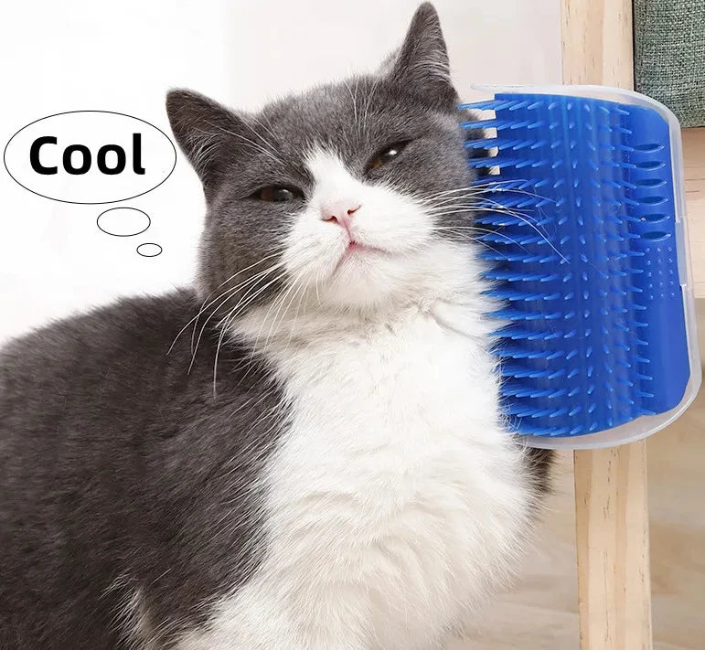 Cat Corner Self-Grooming Brush – Massage & Loose Hair Remover
