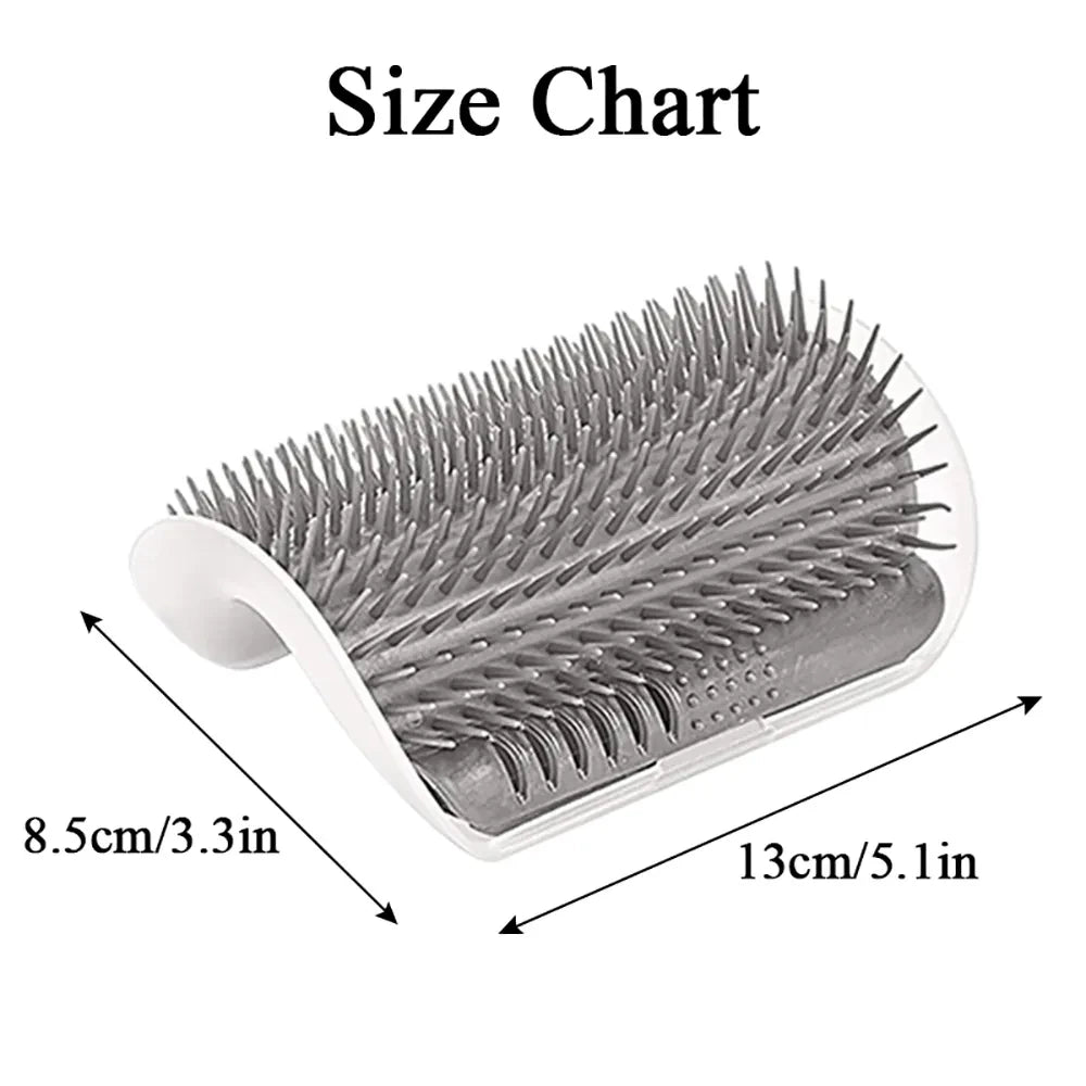 Cat Corner Self-Grooming Brush – Massage & Loose Hair Remover