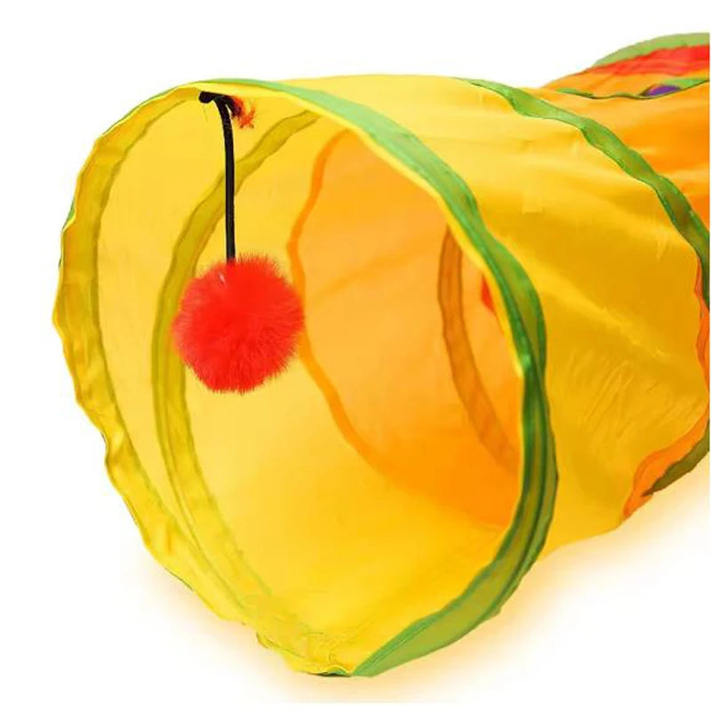 Interactive Collapsible Cat Tunnel – Play & Exercise Tube