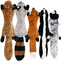 No-Stuffing Squeaky Dog Toy | Durable Crinkle Plush for Aggressive Chewers