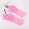 Gentle Pet Grooming Gloves – Bath, Massage & Hair Removal