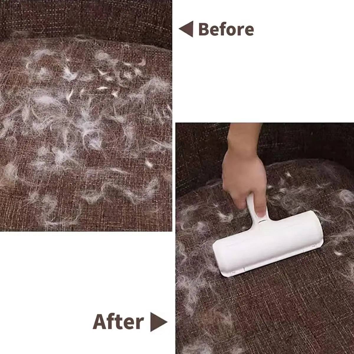 Reusable Pet Hair Remover Roller – Self-Cleaning Lint Brush