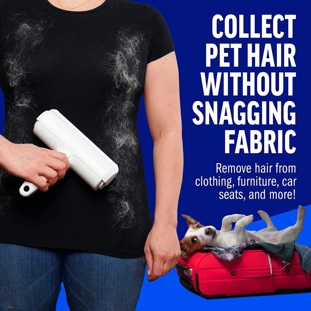Reusable Pet Hair Remover Roller – Self-Cleaning Lint Brush