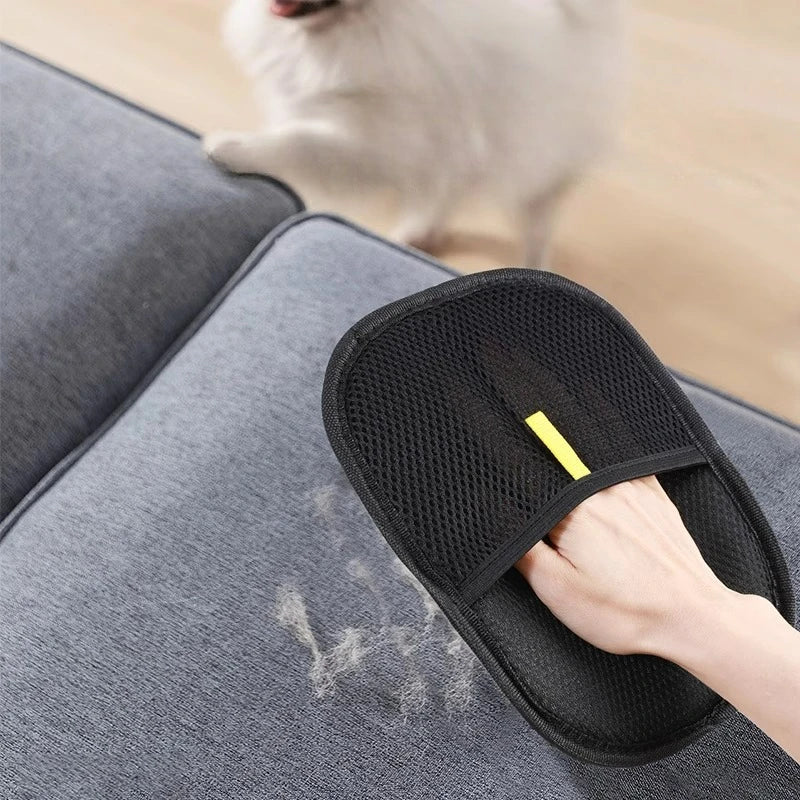 Reusable Pet Hair Removal Glove – Washable Fur & Lint Cleaner