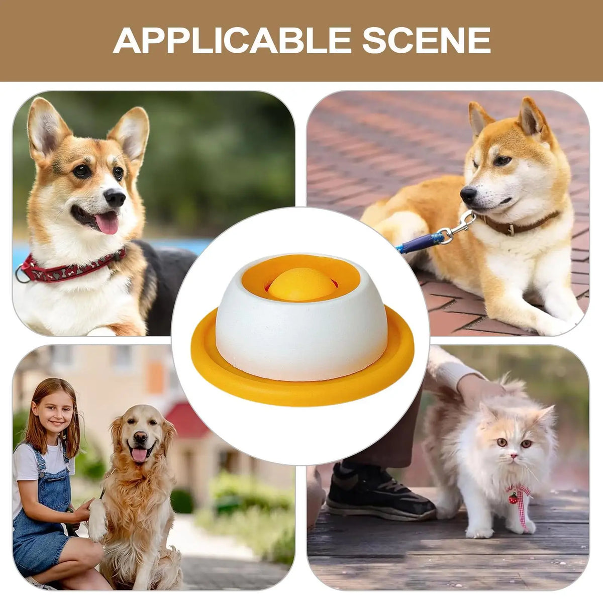 Interactive Dog Treat Puzzle – Slow Feeder & Enrichment Toy