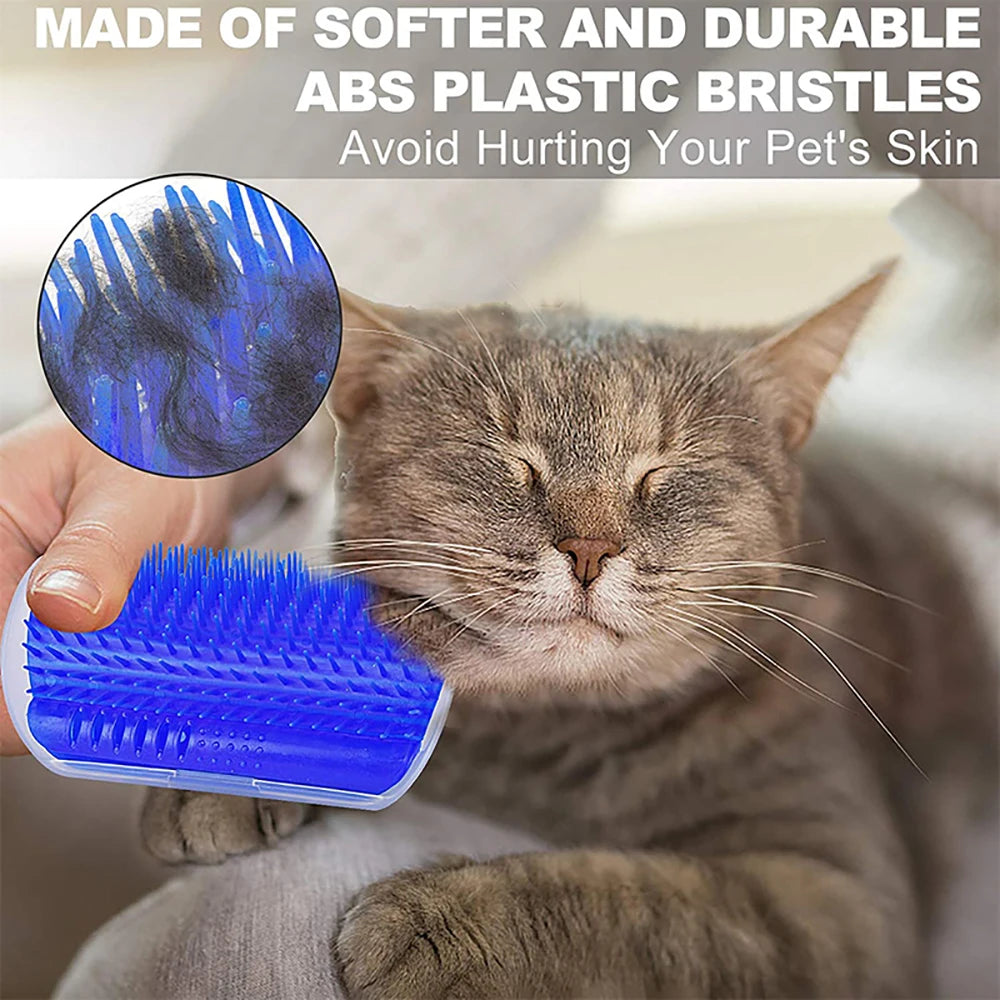 Cat Corner Self-Grooming Brush – Massage & Loose Hair Remover