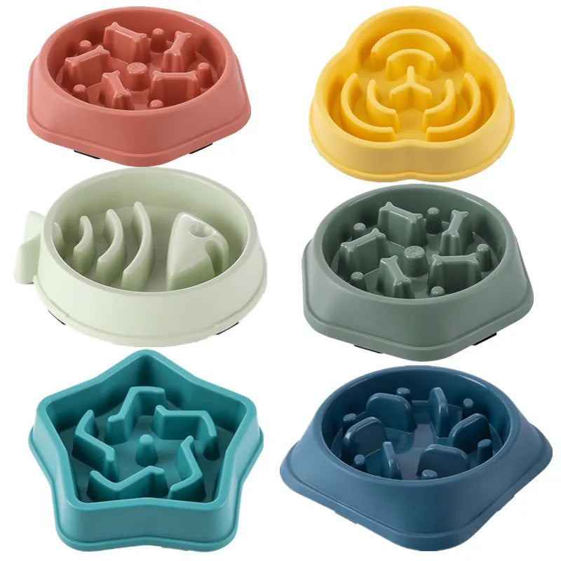 Slow Feeder Puzzle Bowl – Anti-Gulp Feeding Bowl