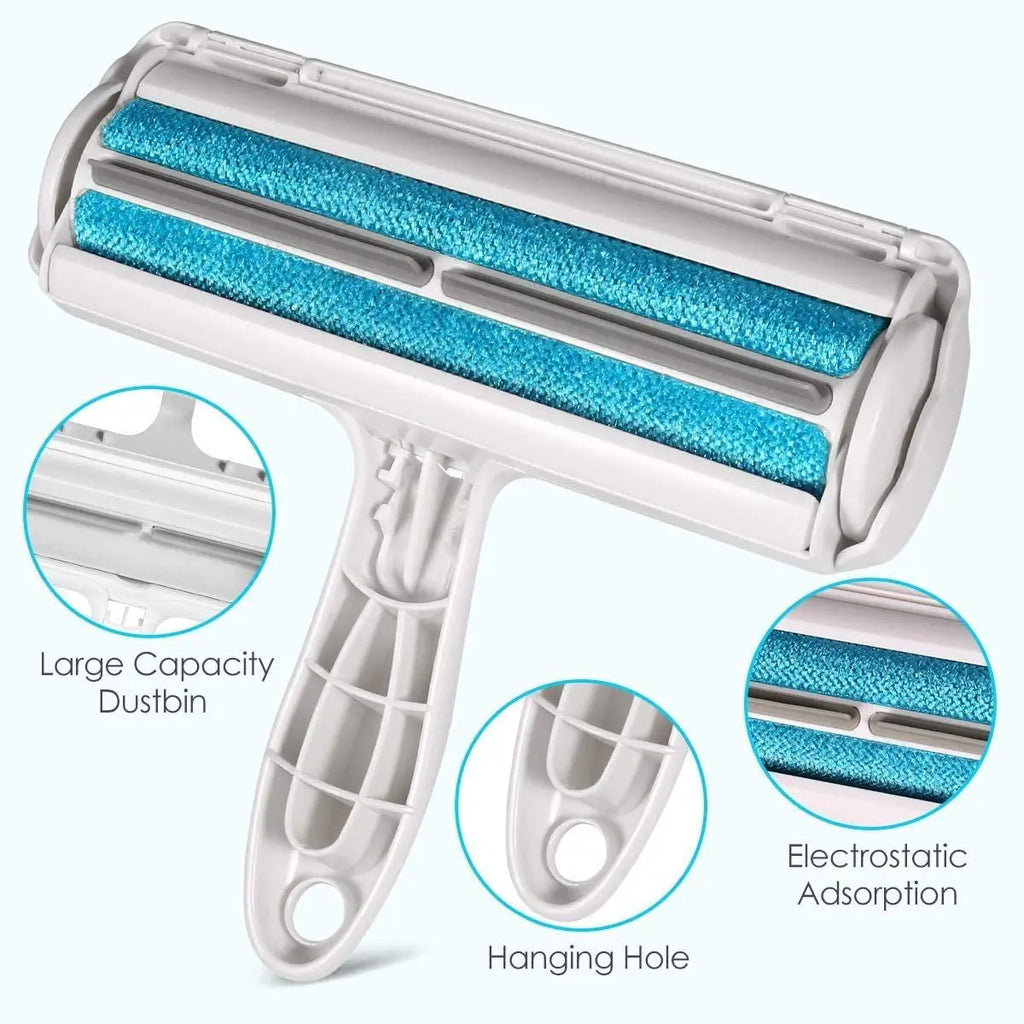 Reusable Pet Hair Remover Roller – Self-Cleaning Lint Brush