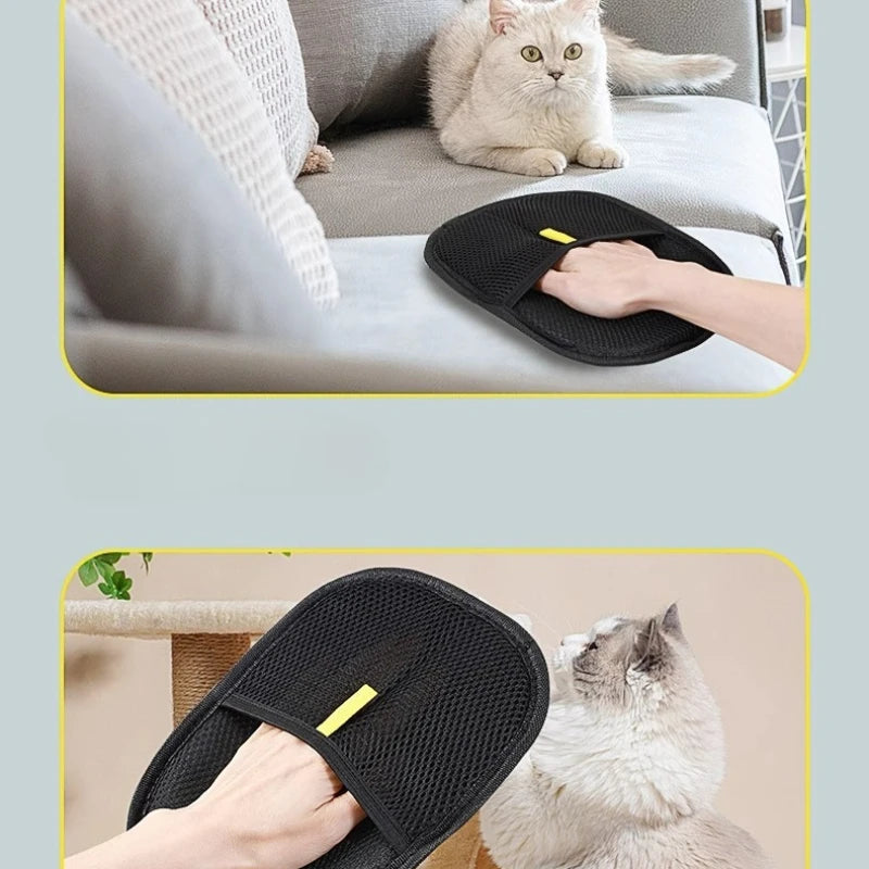 Reusable Pet Hair Removal Glove – Washable Fur & Lint Cleaner