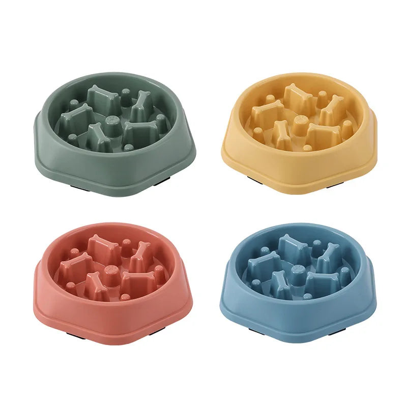 Slow Feeder Puzzle Bowl – Anti-Gulp Feeding Bowl