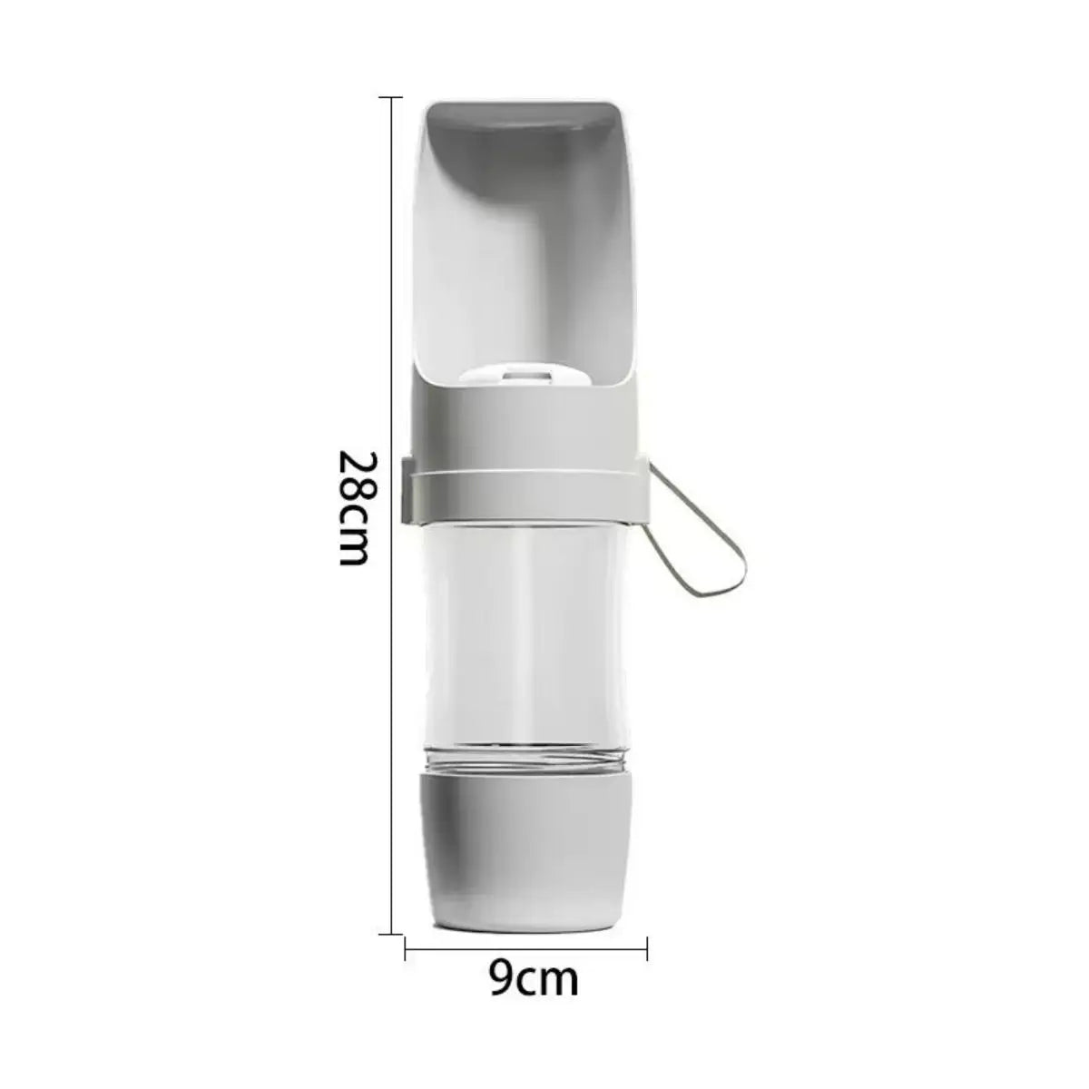Portable Dog Water Bottle with Food Container