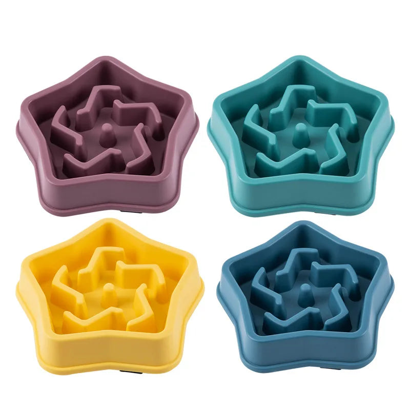 Slow Feeder Puzzle Bowl – Anti-Gulp Feeding Bowl