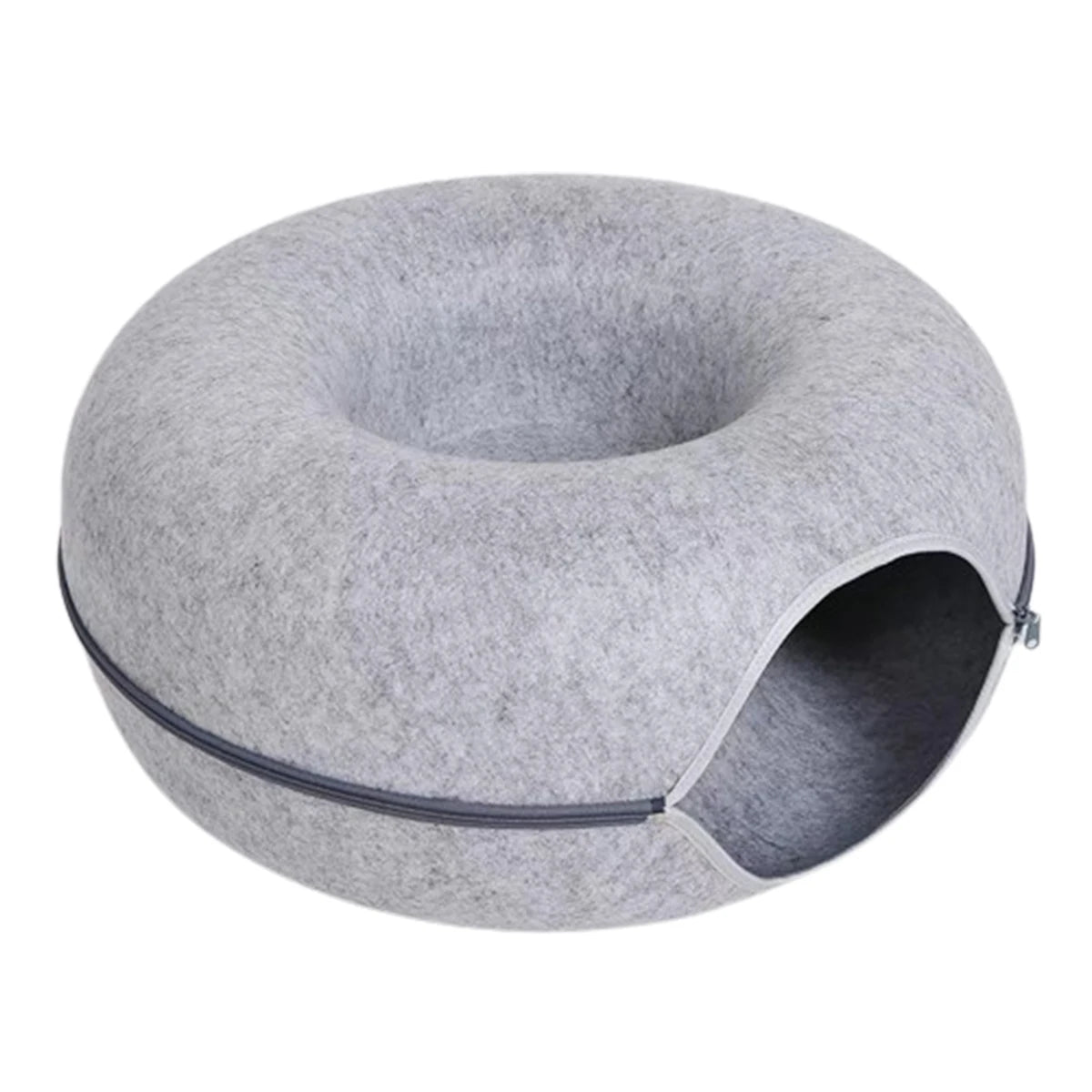 Cat Cave Donut Bed – Cozy Tunnel & Lounge