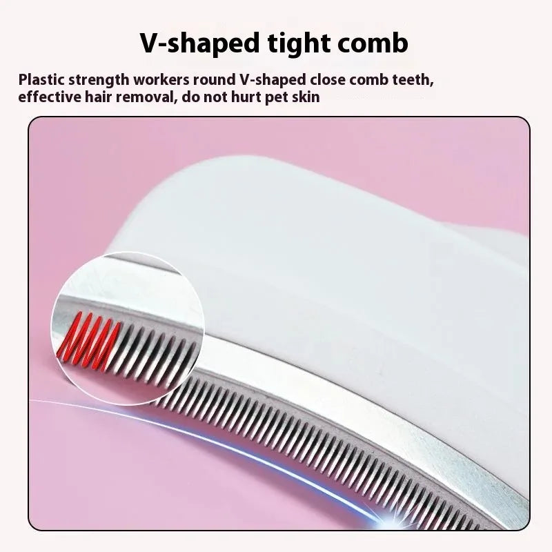 Self-Cleaning Deshedding Brush for Dogs & Cats