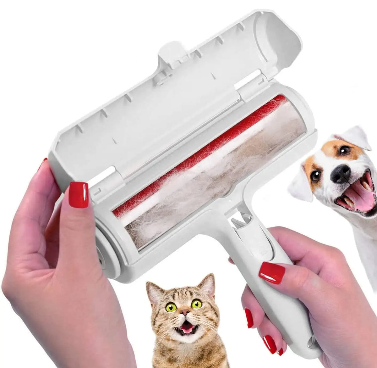 Reusable Pet Hair Remover Roller – Self-Cleaning Lint Brush