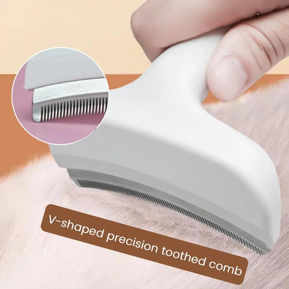 Self-Cleaning Deshedding Brush for Dogs & Cats